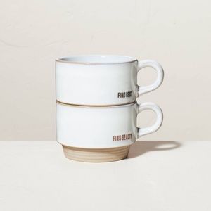 HEARTH AND HAND Find Beauty & Find Rest Mugs